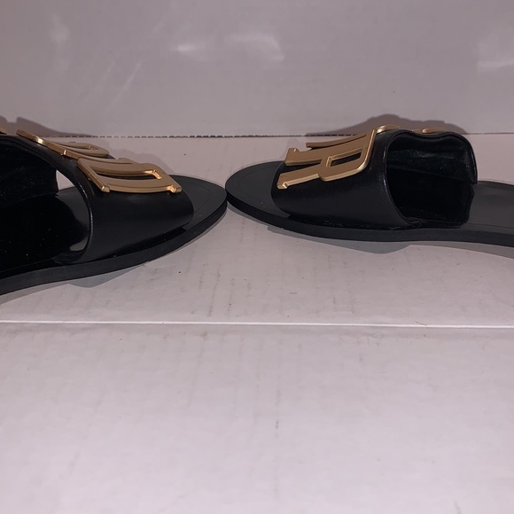 Leather fashion slides - Picture 7 of 8